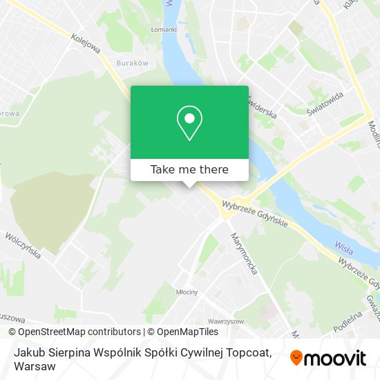 Jakub Sierpina Wspólnik Spółki Cywilnej Topcoat map