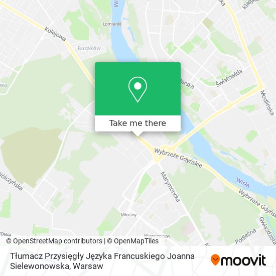 Tłumacz Przysięgły Języka Francuskiego Joanna Sielewonowska map