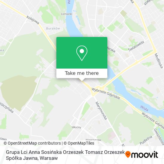 Grupa Lci Anna Sosińska Orzeszek Tomasz Orzeszek Spółka Jawna map