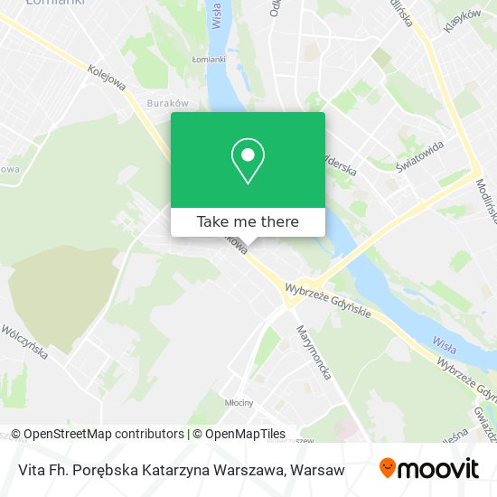 Vita Fh. Porębska Katarzyna Warszawa map