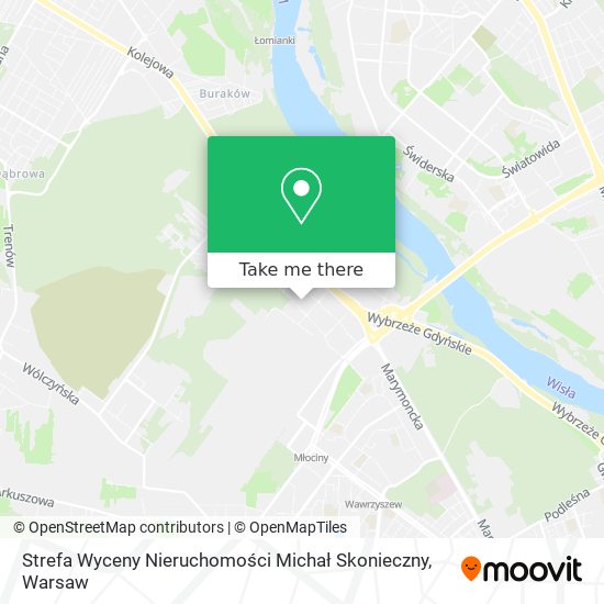 Strefa Wyceny Nieruchomości Michał Skonieczny map