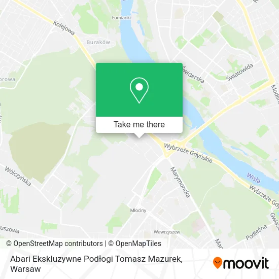 Abari Ekskluzywne Podłogi Tomasz Mazurek map