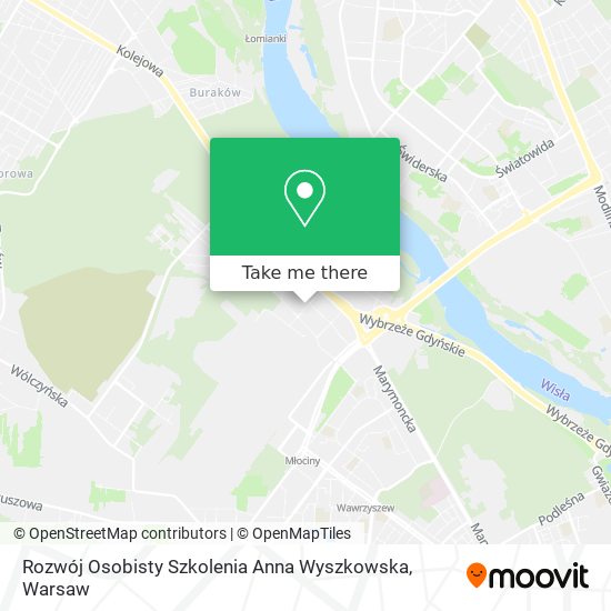 Rozwój Osobisty Szkolenia Anna Wyszkowska map