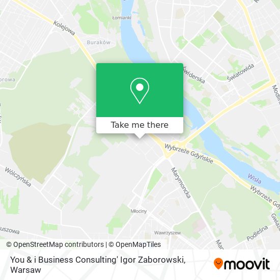 You & i Business Consulting' Igor Zaborowski map