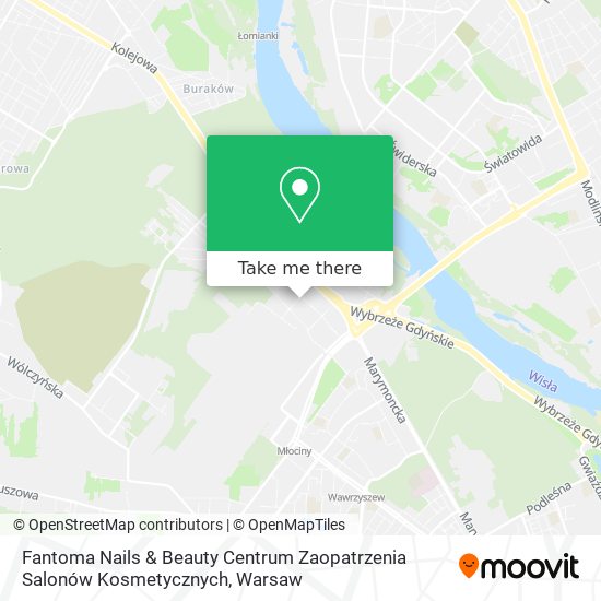 Fantoma Nails & Beauty Centrum Zaopatrzenia Salonów Kosmetycznych map