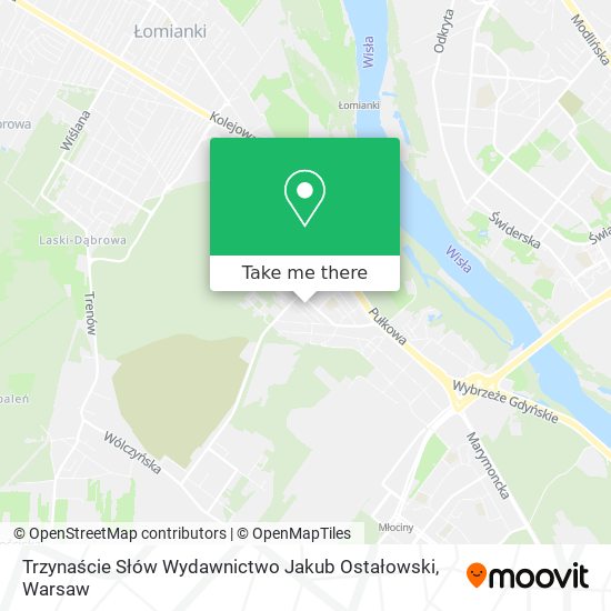 Trzynaście Słów Wydawnictwo Jakub Ostałowski map