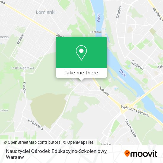 Nauczyciel Ośrodek Edukacyjno-Szkoleniowy map