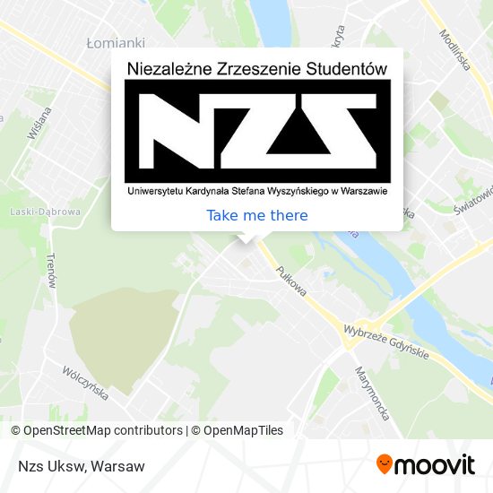 Карта Nzs Uksw