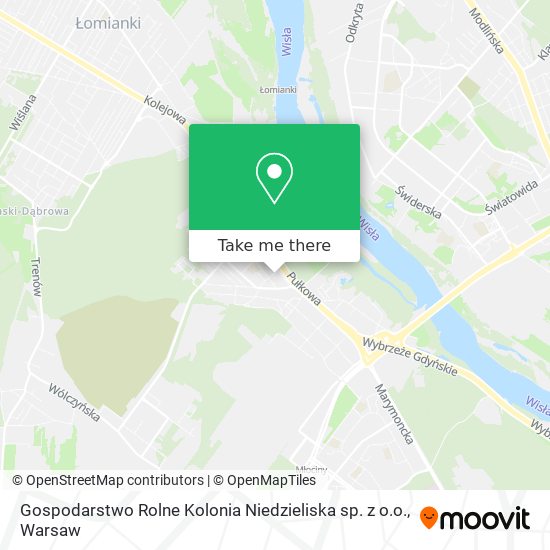 Gospodarstwo Rolne Kolonia Niedzieliska sp. z o.o. map