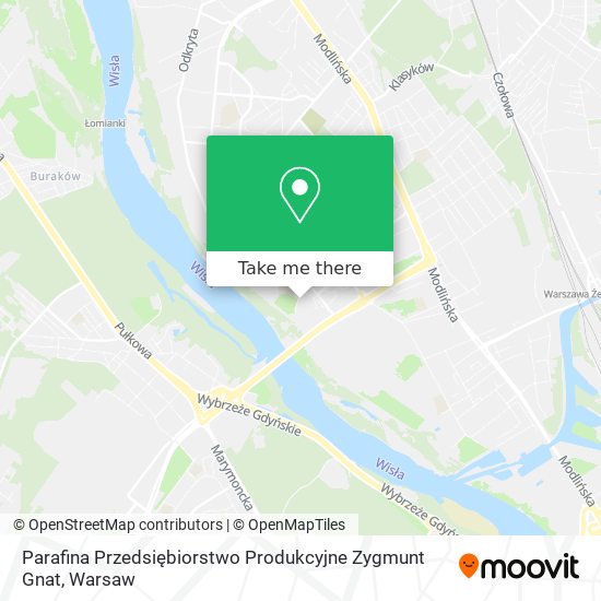 Parafina Przedsiębiorstwo Produkcyjne Zygmunt Gnat map