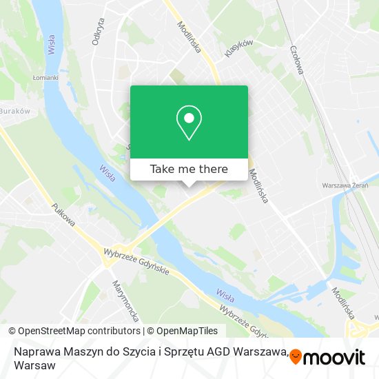 Карта Naprawa Maszyn do Szycia i Sprzętu AGD Warszawa