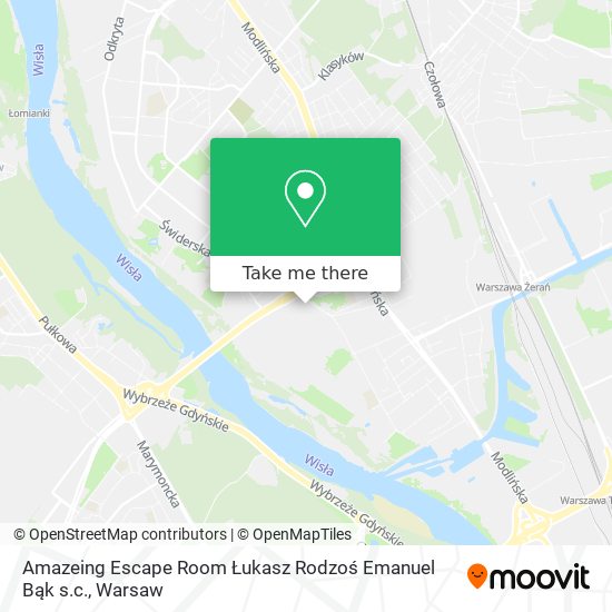 Amazeing Escape Room Łukasz Rodzoś Emanuel Bąk s.c. map