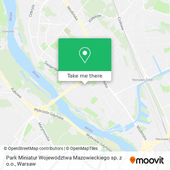 Park Miniatur Województwa Mazowieckiego sp. z o.o. map