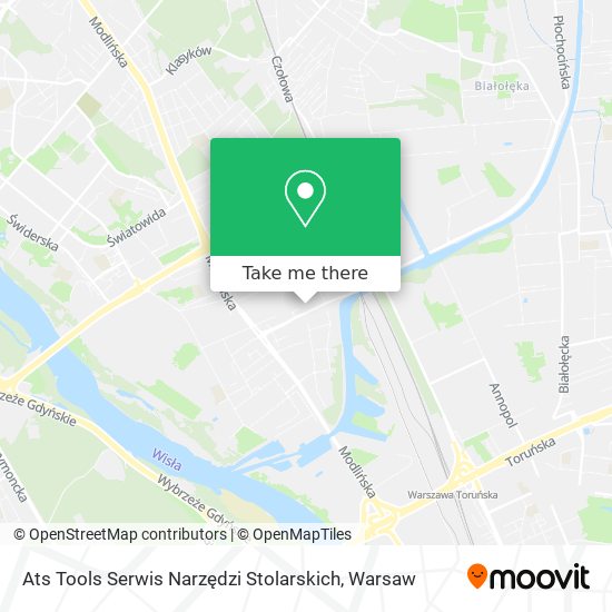 Ats Tools Serwis Narzędzi Stolarskich map