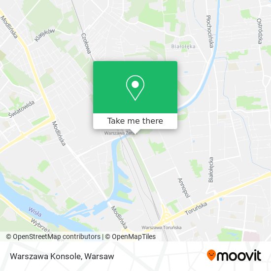 Warszawa Konsole map