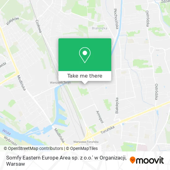 Карта Somfy Eastern Europe Area sp. z o.o.' w Organizacji