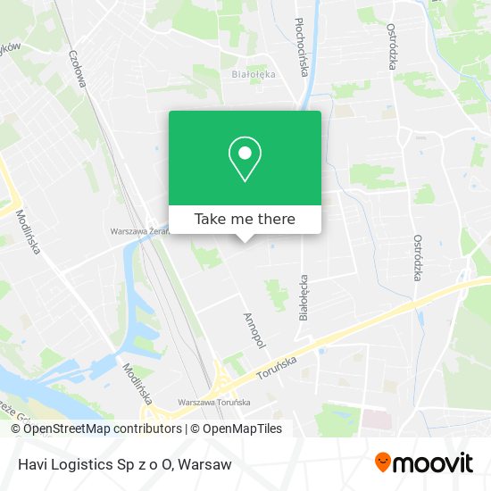 Havi Logistics Sp z o O map