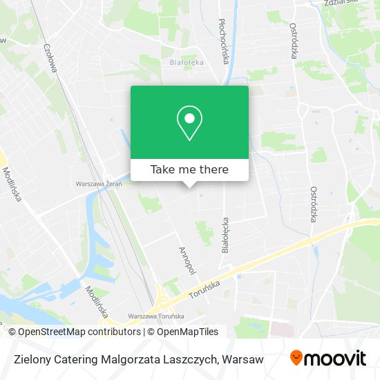 Zielony Catering Malgorzata Laszczych map