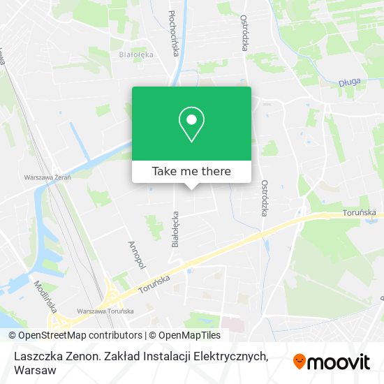 Laszczka Zenon. Zakład Instalacji Elektrycznych map