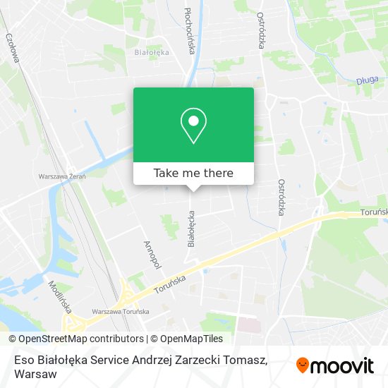 Eso Białołęka Service Andrzej Zarzecki Tomasz map