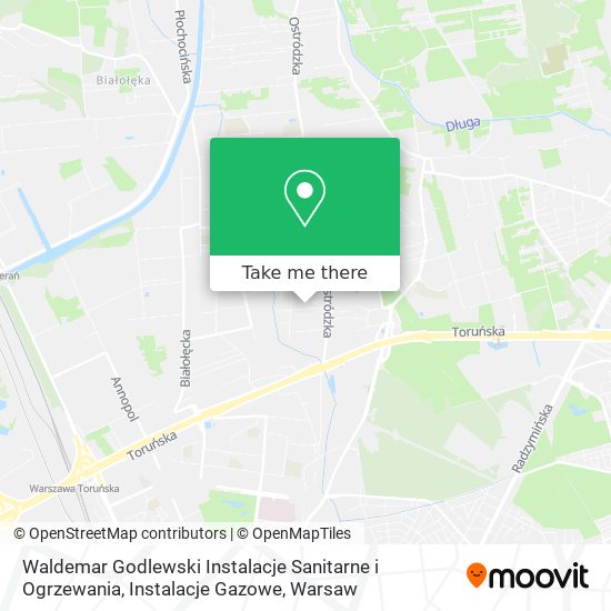 Waldemar Godlewski Instalacje Sanitarne i Ogrzewania, Instalacje Gazowe map