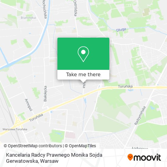 Kancelaria Radcy Prawnego Monika Sojda Gerwatowska map