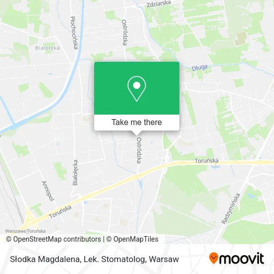 Słodka Magdalena, Lek. Stomatolog map