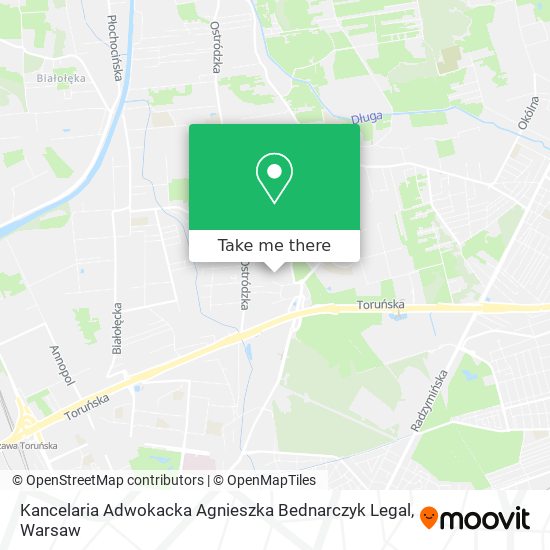 Kancelaria Adwokacka Agnieszka Bednarczyk Legal map