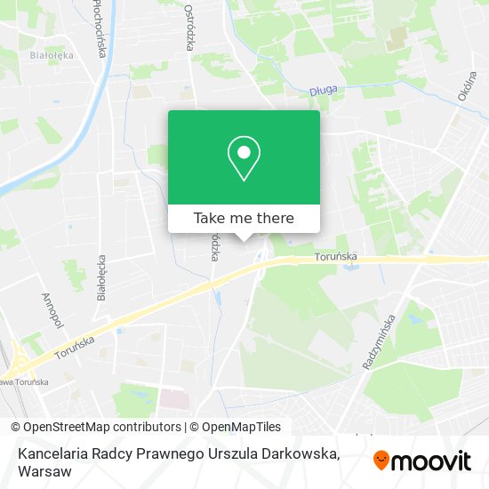 Kancelaria Radcy Prawnego Urszula Darkowska map