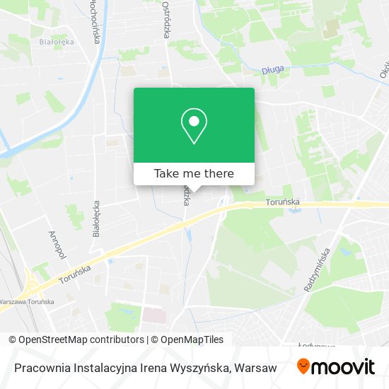 Pracownia Instalacyjna Irena Wyszyńska map