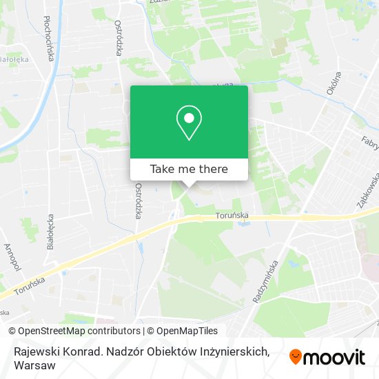 Rajewski Konrad. Nadzór Obiektów Inżynierskich map