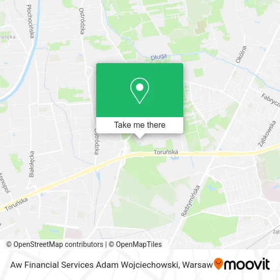 Aw Financial Services Adam Wojciechowski map