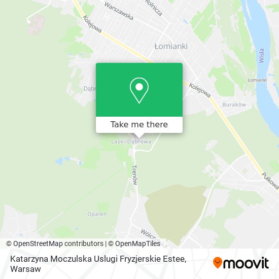 Katarzyna Moczulska Uslugi Fryzjerskie Estee map