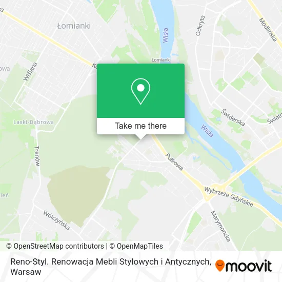 Карта Reno-Styl. Renowacja Mebli Stylowych i Antycznych