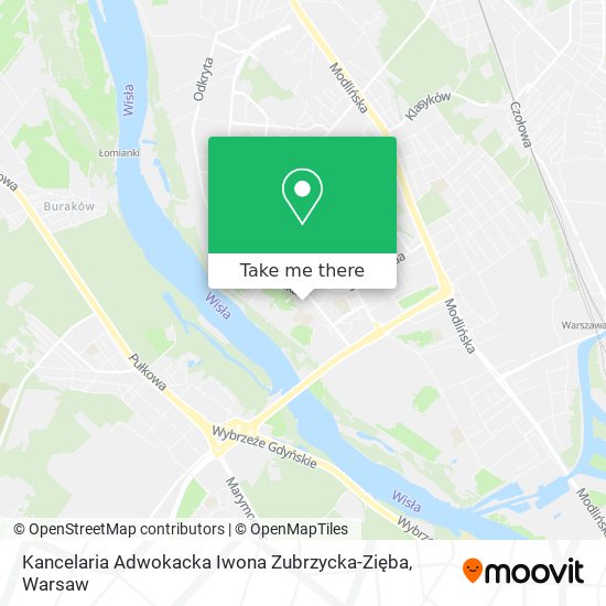 Kancelaria Adwokacka Iwona Zubrzycka-Zięba map