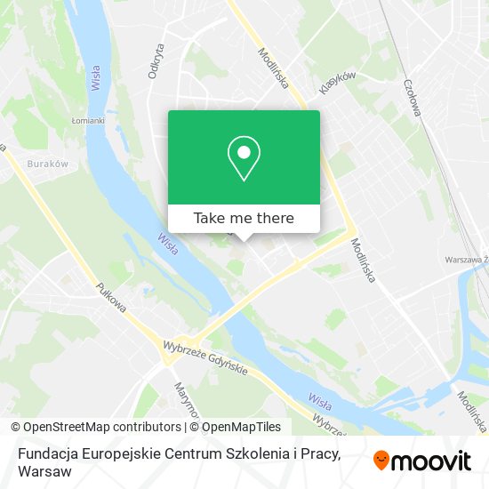 Fundacja Europejskie Centrum Szkolenia i Pracy map