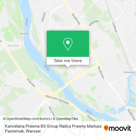 Kancelaria Prawna BS Group Radca Prawny Mariusz Pasternak map