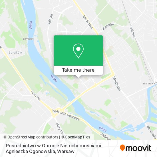 Pośrednictwo w Obrocie Nieruchomościami Agnieszka Ogonowska map