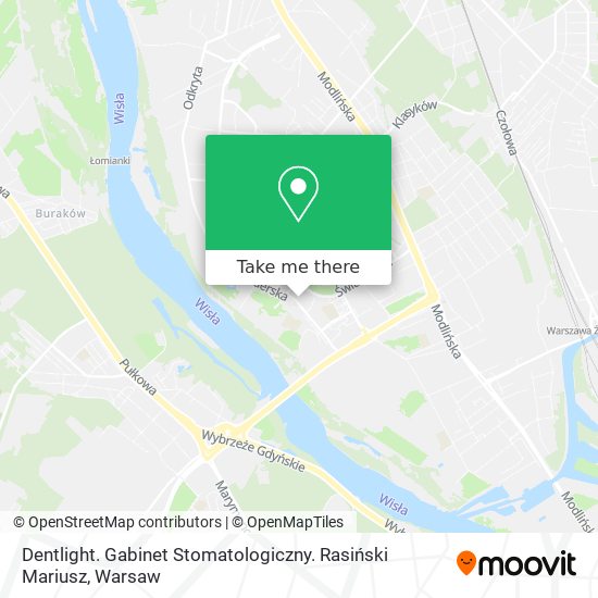 Dentlight. Gabinet Stomatologiczny. Rasiński Mariusz map