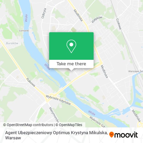 Agent Ubezpieczeniowy Optimus Krystyna Mikulska map