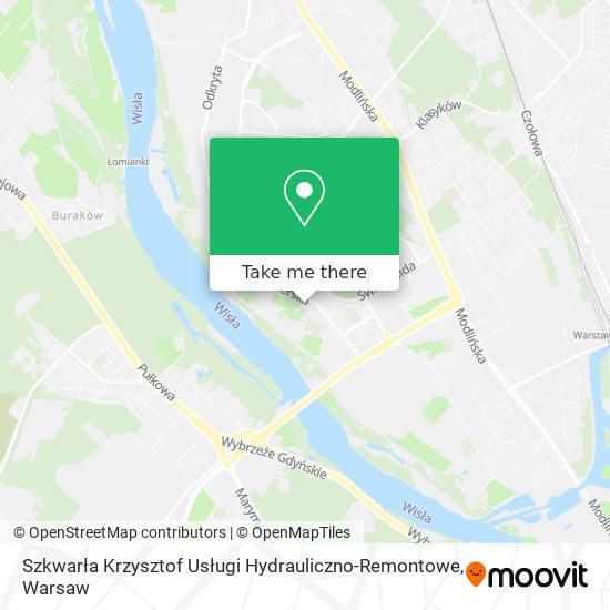 Szkwarła Krzysztof Usługi Hydrauliczno-Remontowe map