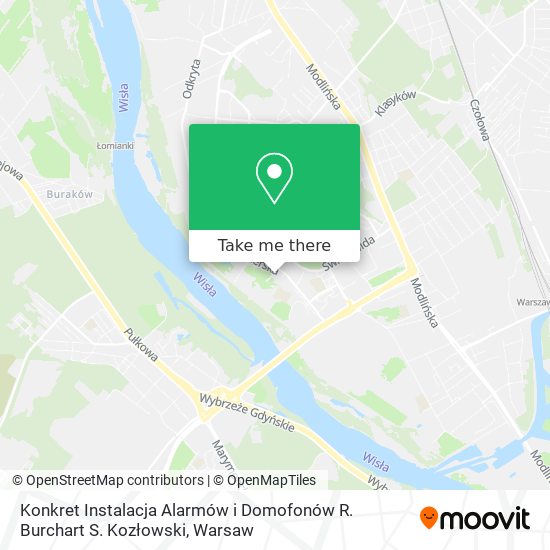 Konkret Instalacja Alarmów i Domofonów R. Burchart S. Kozłowski map