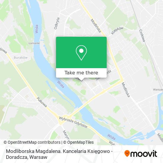 Карта Modliborska Magdalena. Kancelaria Księgowo - Doradcza