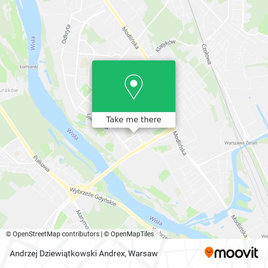 Andrzej Dziewiątkowski Andrex map