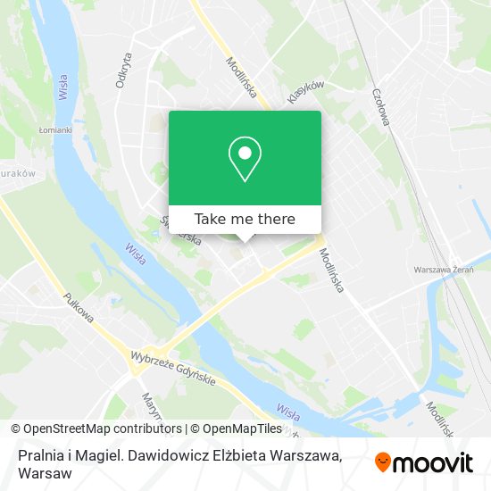 Pralnia i Magiel. Dawidowicz Elżbieta Warszawa map