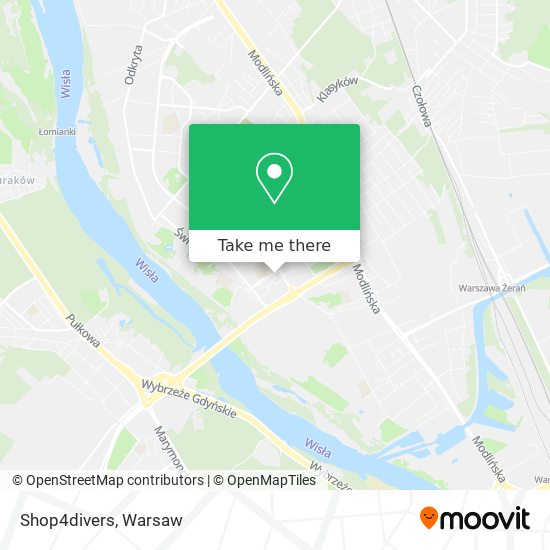 Shop4divers map