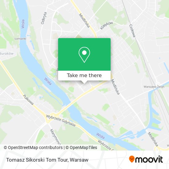 Tomasz Sikorski Tom Tour map