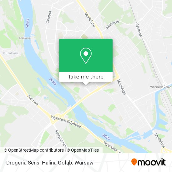 Drogeria Sensi Halina Gołąb map