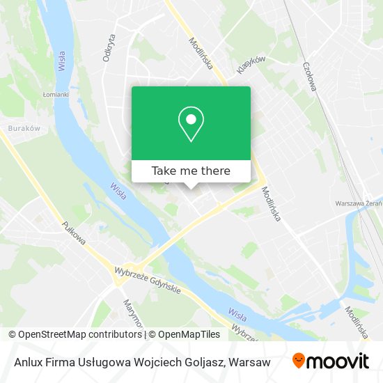 Anlux Firma Usługowa Wojciech Goljasz map