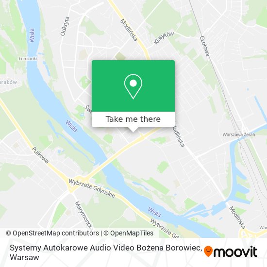 Карта Systemy Autokarowe Audio Video Bożena Borowiec